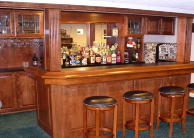 Al's Cabinet Shop, bar, built-ins, custom cabinets